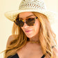Vacation Days Open Weave Panama Hat