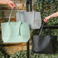 Valerie Faux Leather Tote Bag