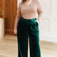 Velvet Elvis Wide Leg Velvet Pants