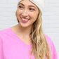 Velvet Twist Headband In Ivory