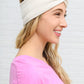 Velvet Twist Headband In Ivory