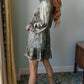 Velvet Verve V-Neck Dress