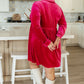 Velvet and Roses Velvet Shirtdress