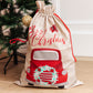 Vintage Car Santa Sack