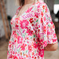 Vintage Daisies Dress In Pink