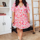 Vintage Daisies Dress In Pink
