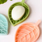 3 pack Vintage Leaf Shape Soap Dish with water catch