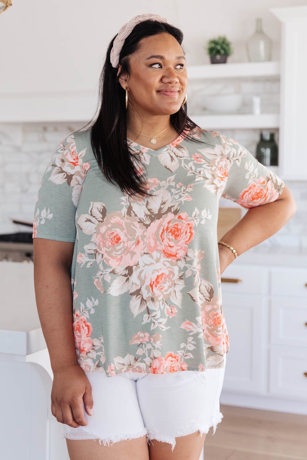 Vintage Roses Top