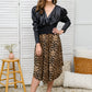 Voulez-Vous Smocked Waist Top in Black