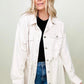Faux Suede Shirt Jacket - 2 colors