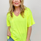 Raw Edge Boyfriend High-Low Hem Tee