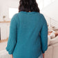 Waffle Love Thermal Top In Blue