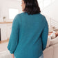 Waffle Love Thermal Top In Blue