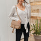 Waffle Love Top in Gray