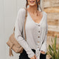 Waffle Love Top in Gray