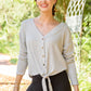 Waffle Love Top in Gray