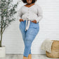 Waffle Love Top in Gray