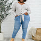 Waffle Love Top in Gray