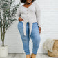Waffle Love Top in Gray