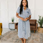 Wait For It Denim Shirtdress