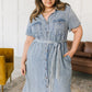 Wait For It Denim Shirtdress