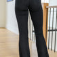 Walking in Berlin High Rise Flare Jeans in Black