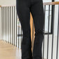 Walking in Berlin High Rise Flare Jeans in Black