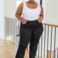 Walking in Berlin High Rise Flare Jeans in Black