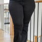Walking in Berlin High Rise Flare Jeans in Black