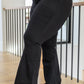 Walking in Berlin High Rise Flare Jeans in Black