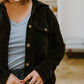 Warm-Hearted Chenille Shacket In Black