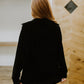 Warm-Hearted Chenille Shacket In Black
