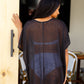 Warm Days, Cool Nights Top in Black