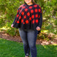 Warm Me Up Buffalo Plaid Top