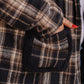 Warped Noise Reversible Plaid Shacket