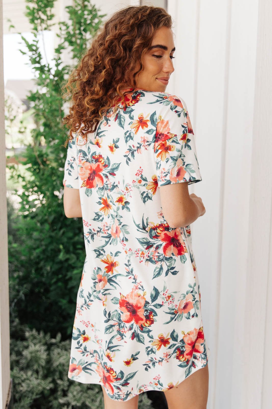 Watercolor Blossoms in Ivory