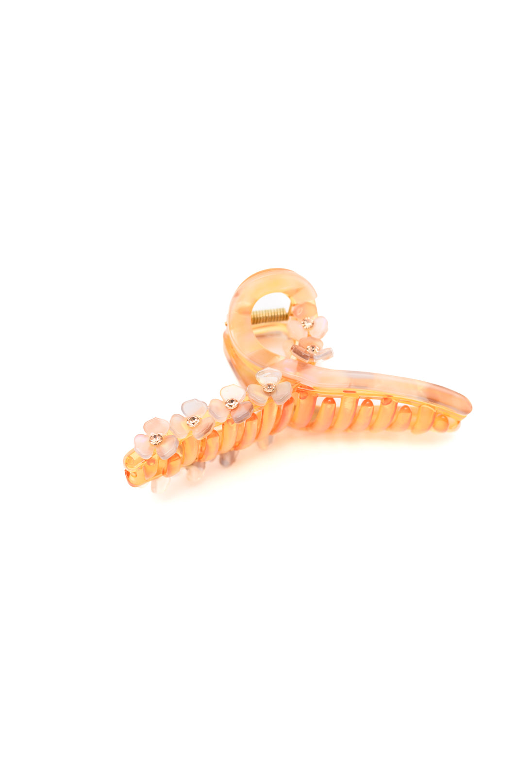 Watercolor Floral Claw Clip