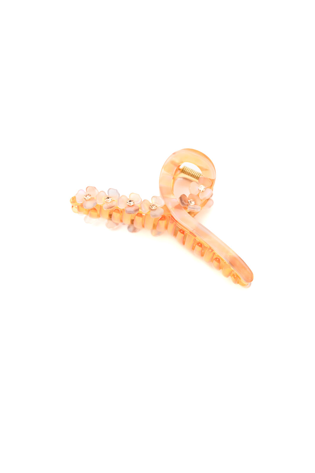 Watercolor Floral Claw Clip