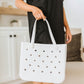 PREORDER: Waterproof Tote Bag in White