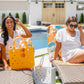 PREORDER: Luxury Beach Towel in Block Floral