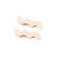 Wavy Clip Set in Cream