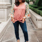 Wear Your Floral On Your Sleeves Top