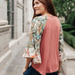 Wear Your Floral On Your Sleeves Top