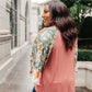 Wear Your Floral On Your Sleeves Top