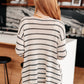 Weekend Adventure Striped Longline Cardigan