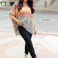 Weekend Wonder Top In Olive Multi