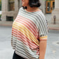 Weekend Wonder Top In Olive Multi