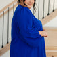 What Do You Say Balloon Sleeve Blouse