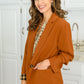What I Want Classic Blazer In Toffee