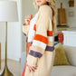 What's Your Story Striped Cardigan